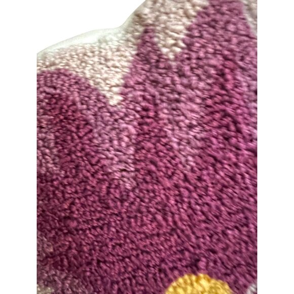 NWOT! Oversized Joann Fabrics Floral Pillow Accent Pillow Pansy 18" x 18" x 3" - Picture 5 of 7